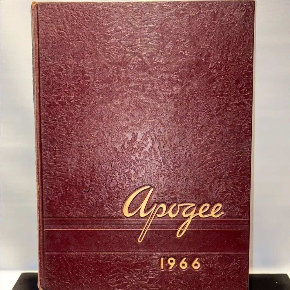 Vintage Apogee 1966 Yearbook from Bowsher High School in Toledo OH